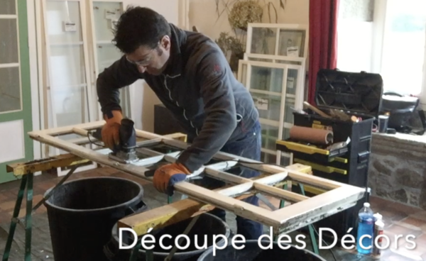 Double vitrage de rénovation: DECOUPE DES DECORS